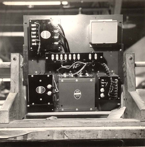 Cork Board - Transformers - (probably Ed's design) In Altec power amplifiers CIRCA 1944