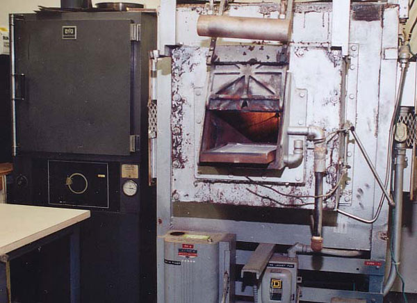 Cork Board - CineMag hydrogen furnace with laminations ready to process.